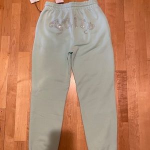 Rhinestone Juicy couture joggers mint